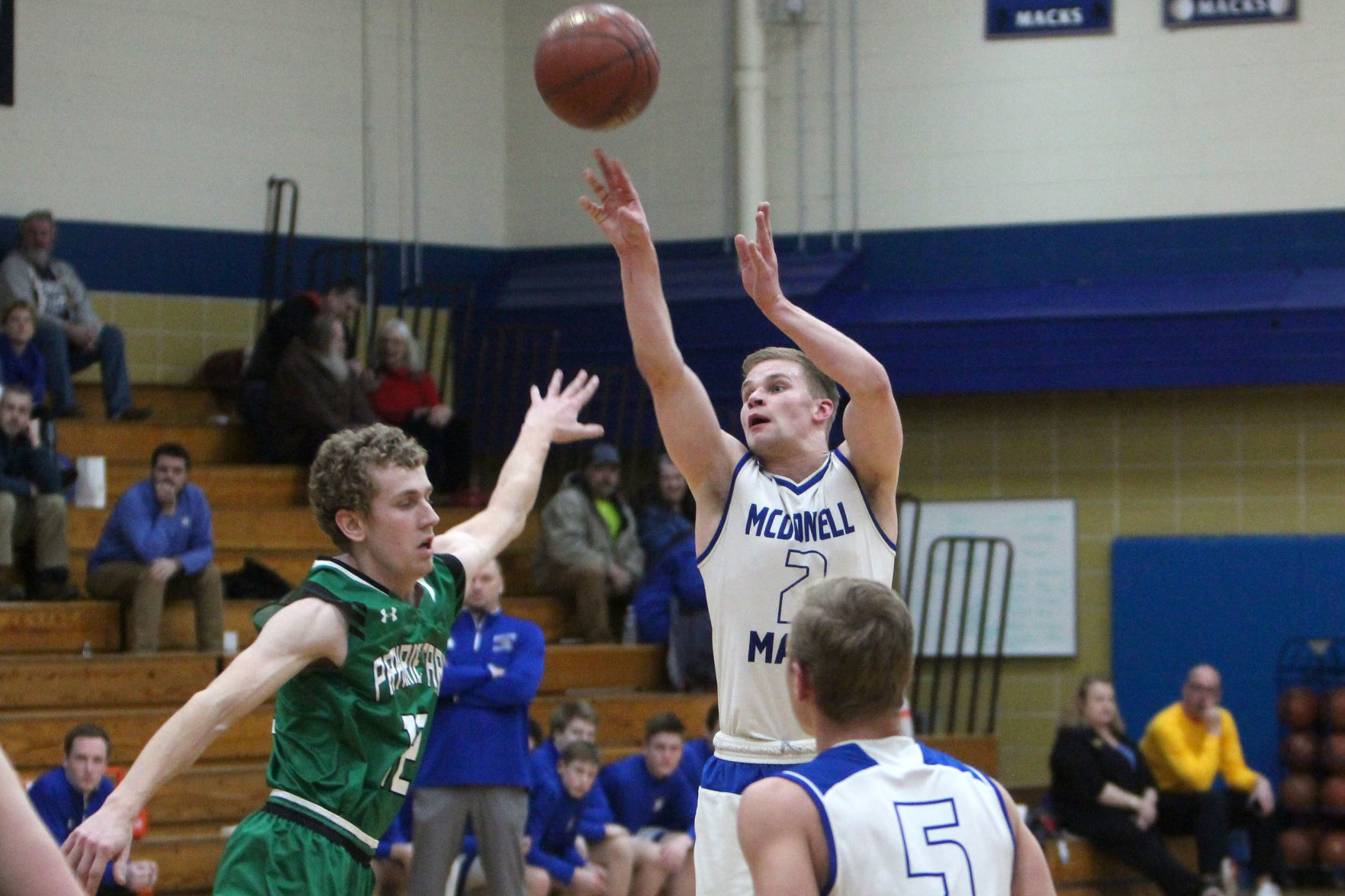 Prairie Farm at McDonell boys basketball 2-26-19